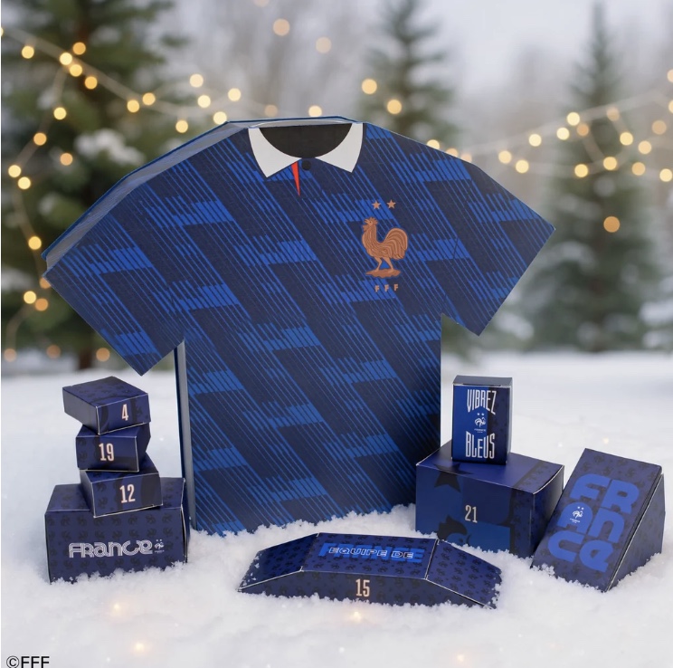 Calendrier de l'Avent Maillot des Bleus 2026